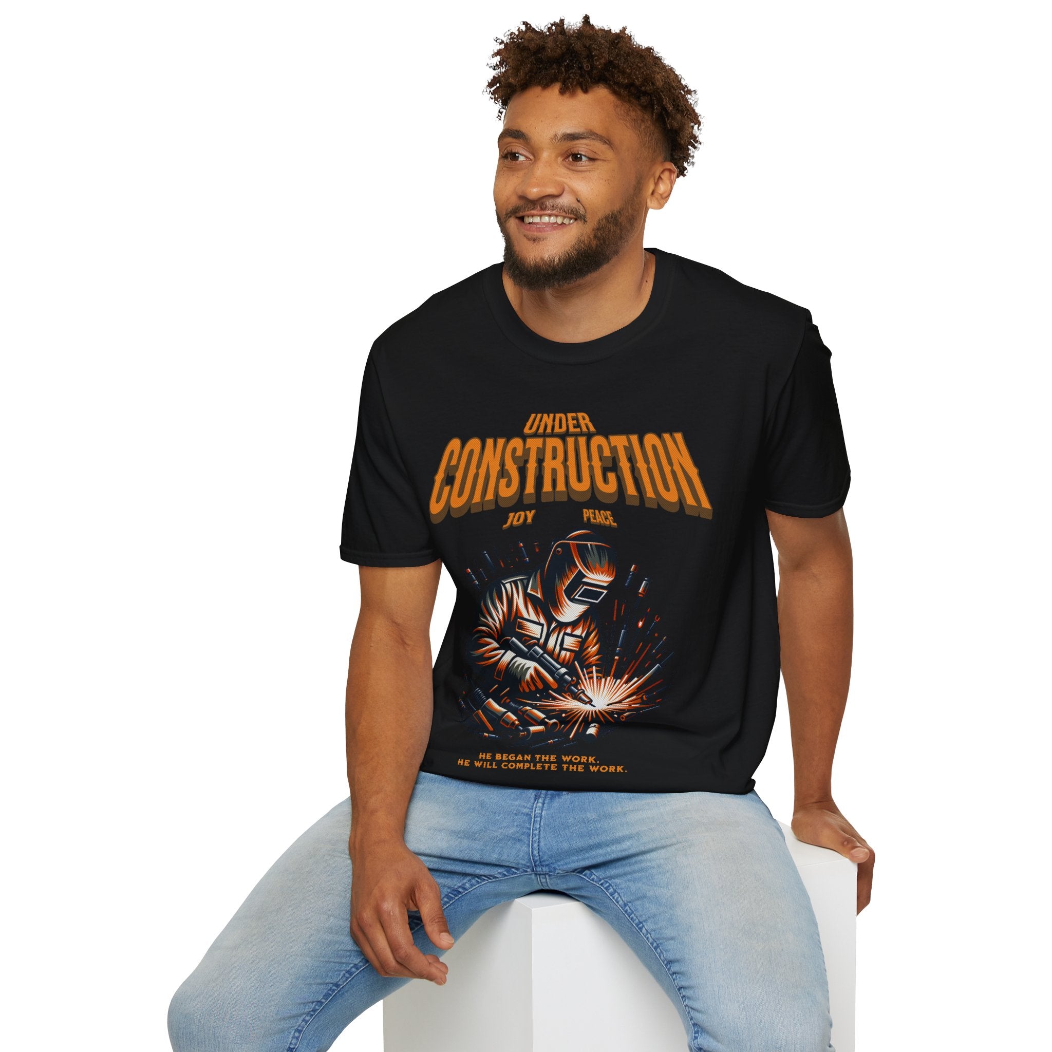Under Construction T-Shirt — Christian Everyday Tee