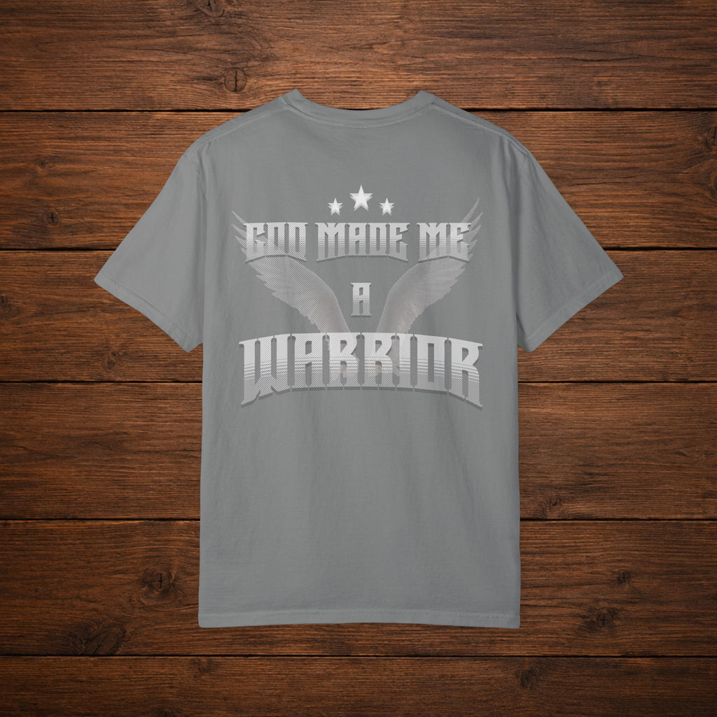 God Made Me A Warrior Relaxed T-Shirt — Gym & Everyday Tee