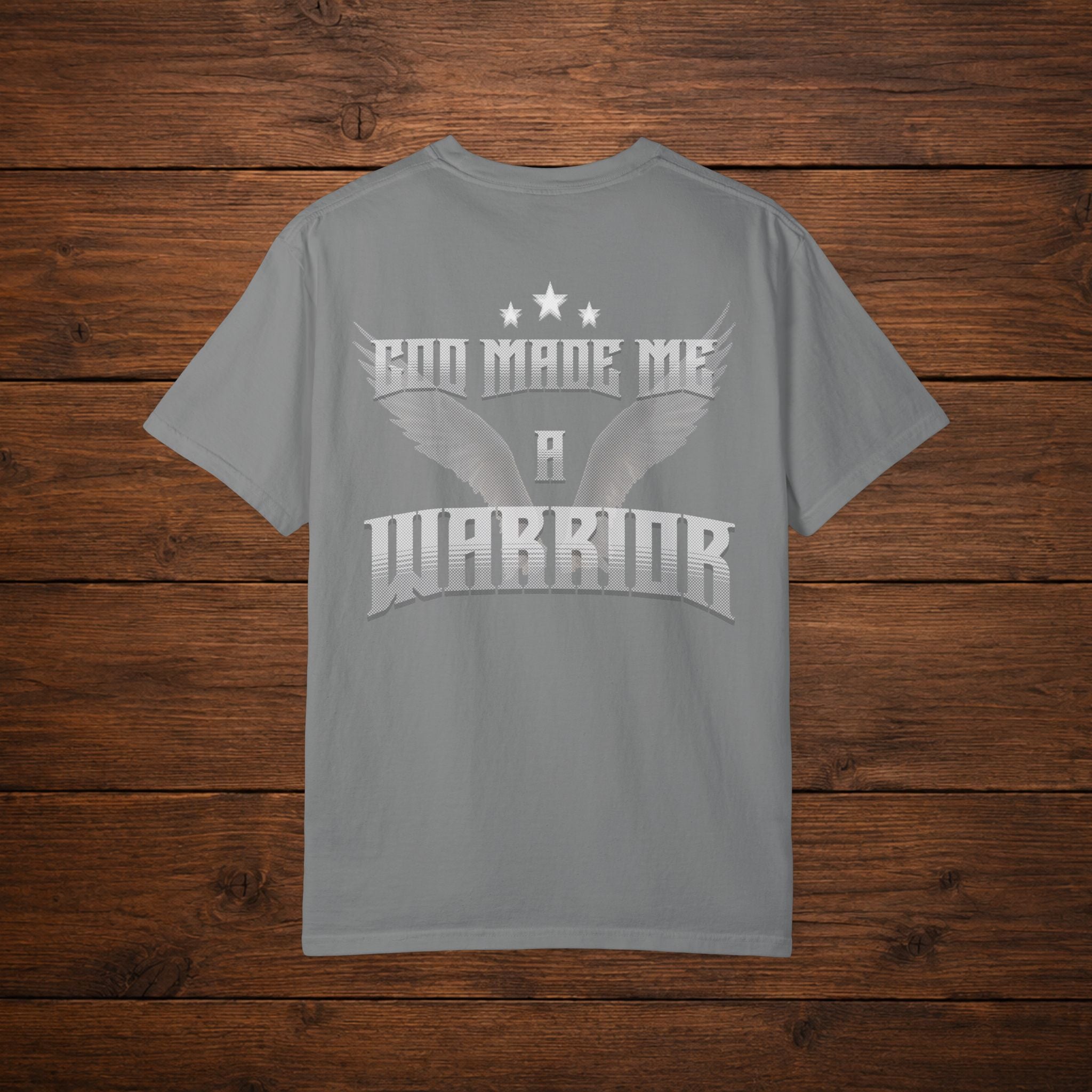 God Made Me A Warrior Relaxed T-Shirt — Gym & Everyday Tee