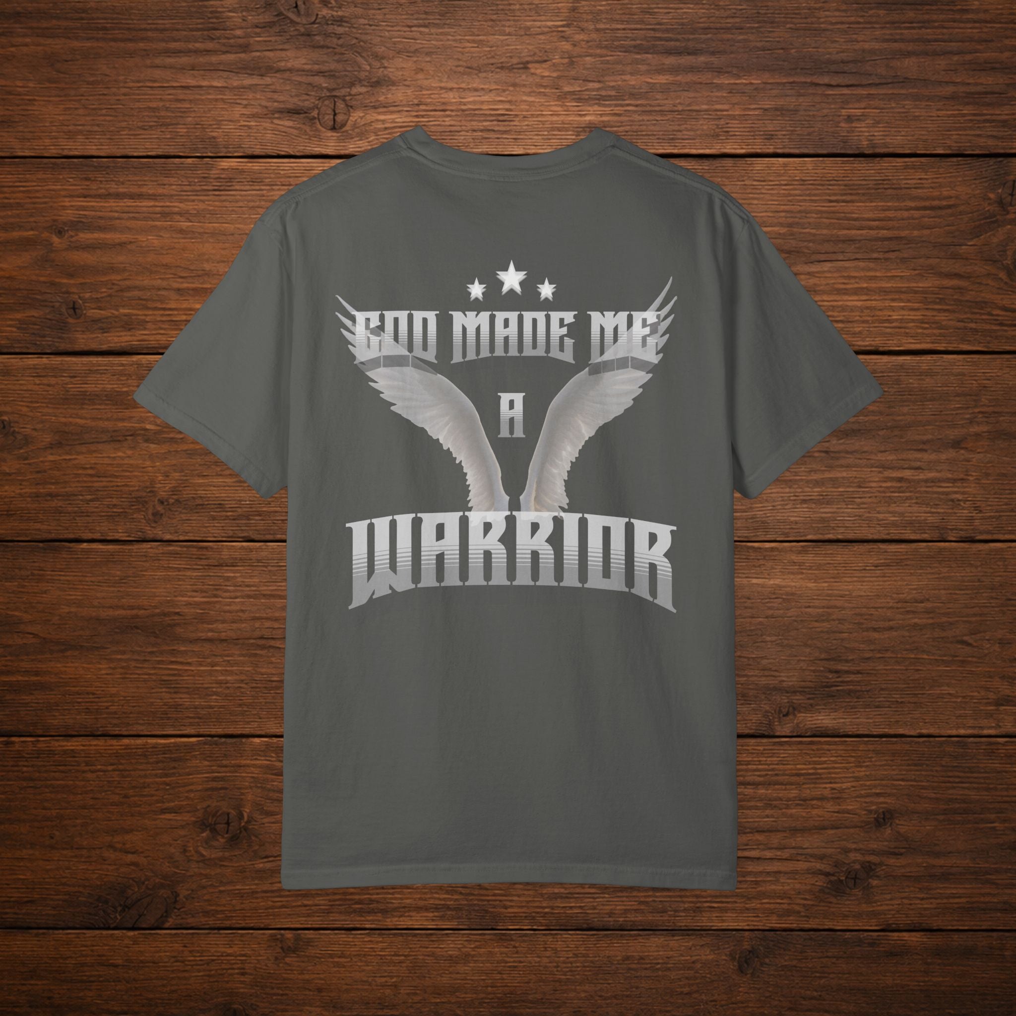 God Made Me A Warrior Relaxed T-Shirt — Gym & Everyday Tee