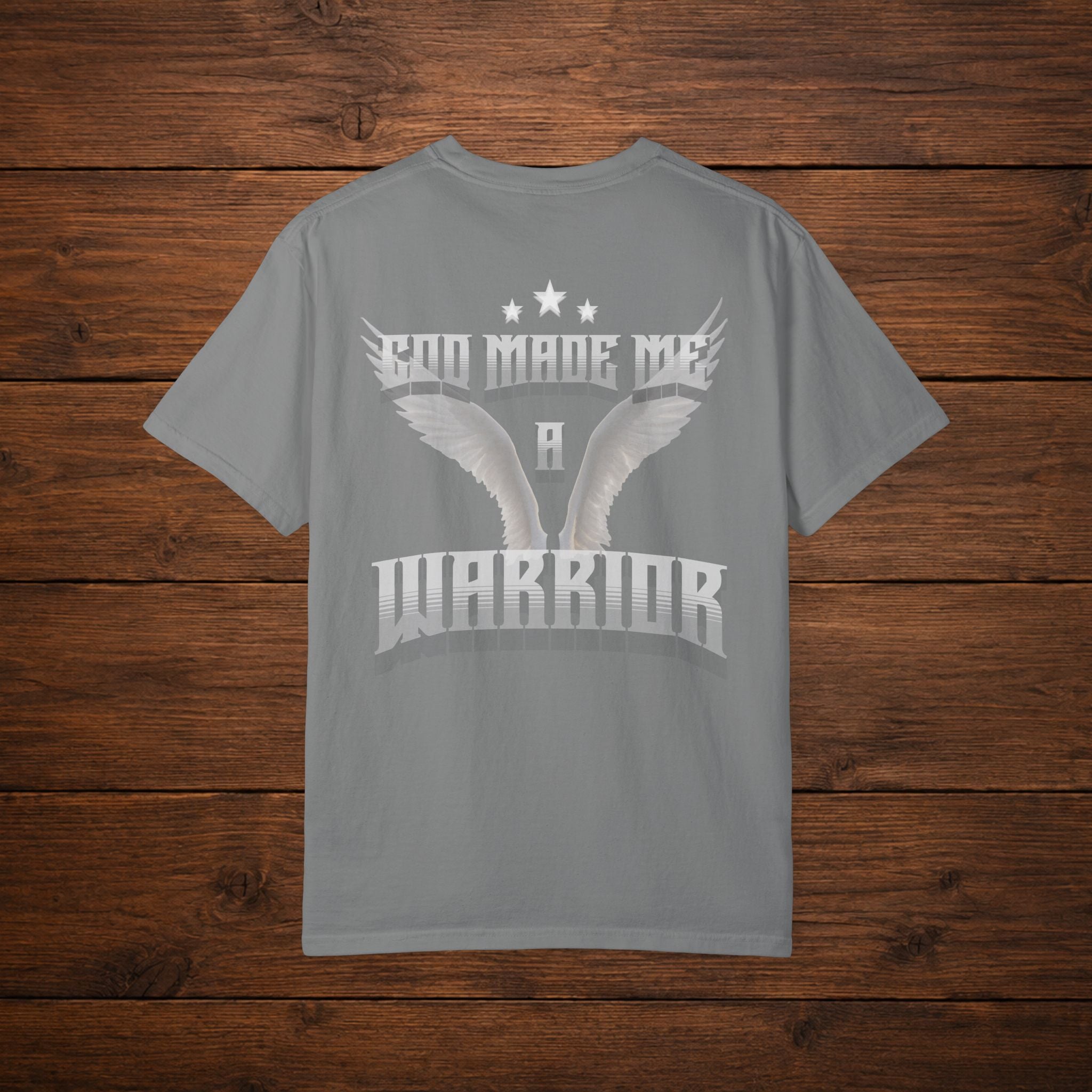God Made Me A Warrior Relaxed T-Shirt — Gym & Everyday Tee
