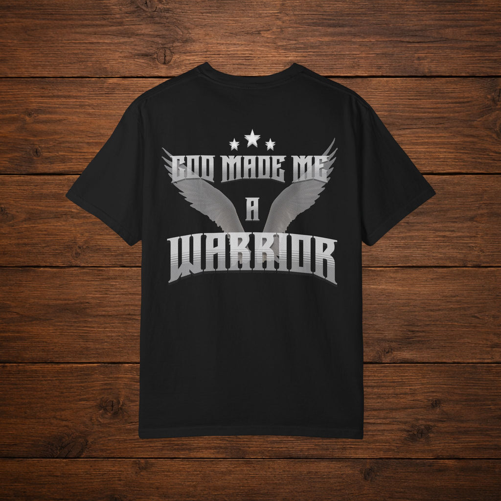 God Made Me A Warrior Relaxed T-Shirt — Gym & Everyday Tee