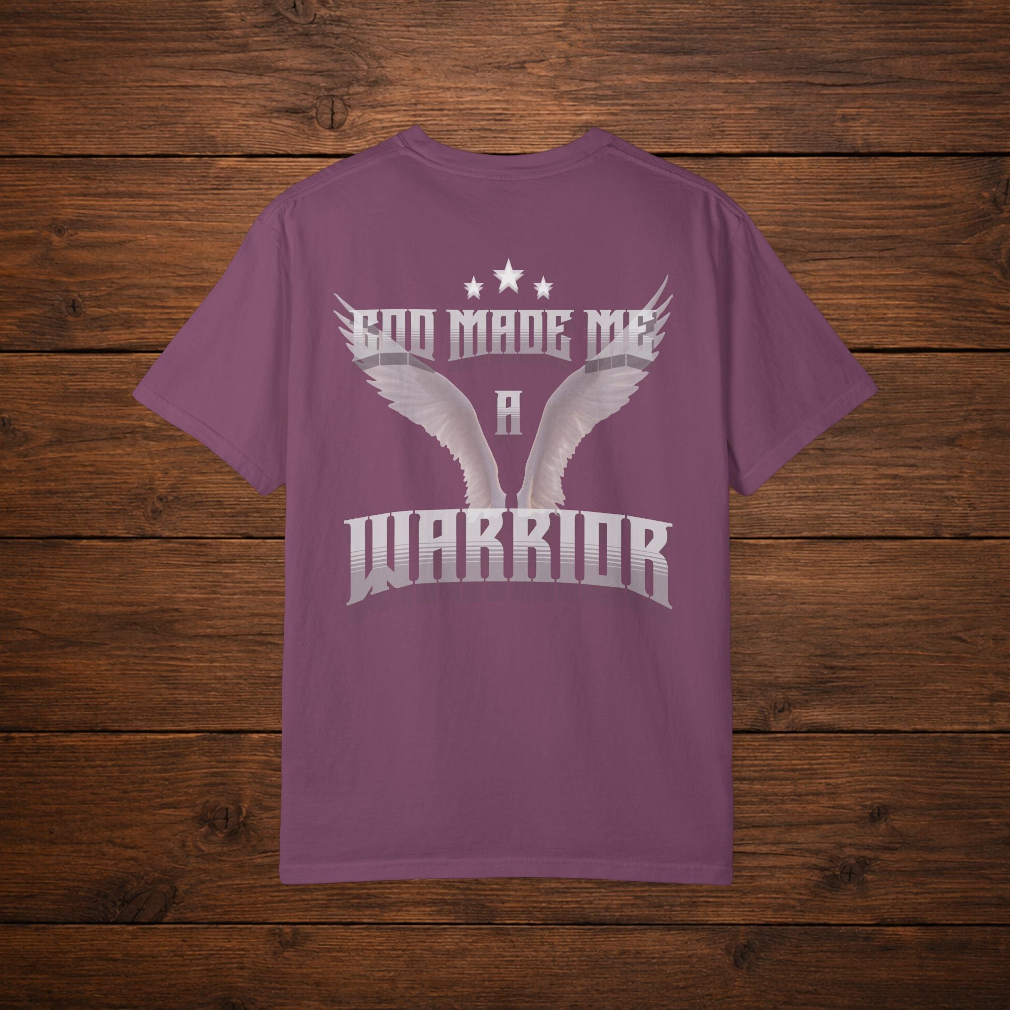 God Made Me A Warrior Relaxed T-Shirt — Gym & Everyday Tee