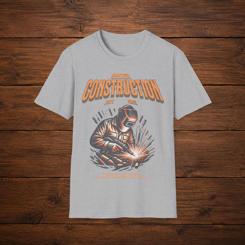 Under Construction T-Shirt — Christian Everyday Tee