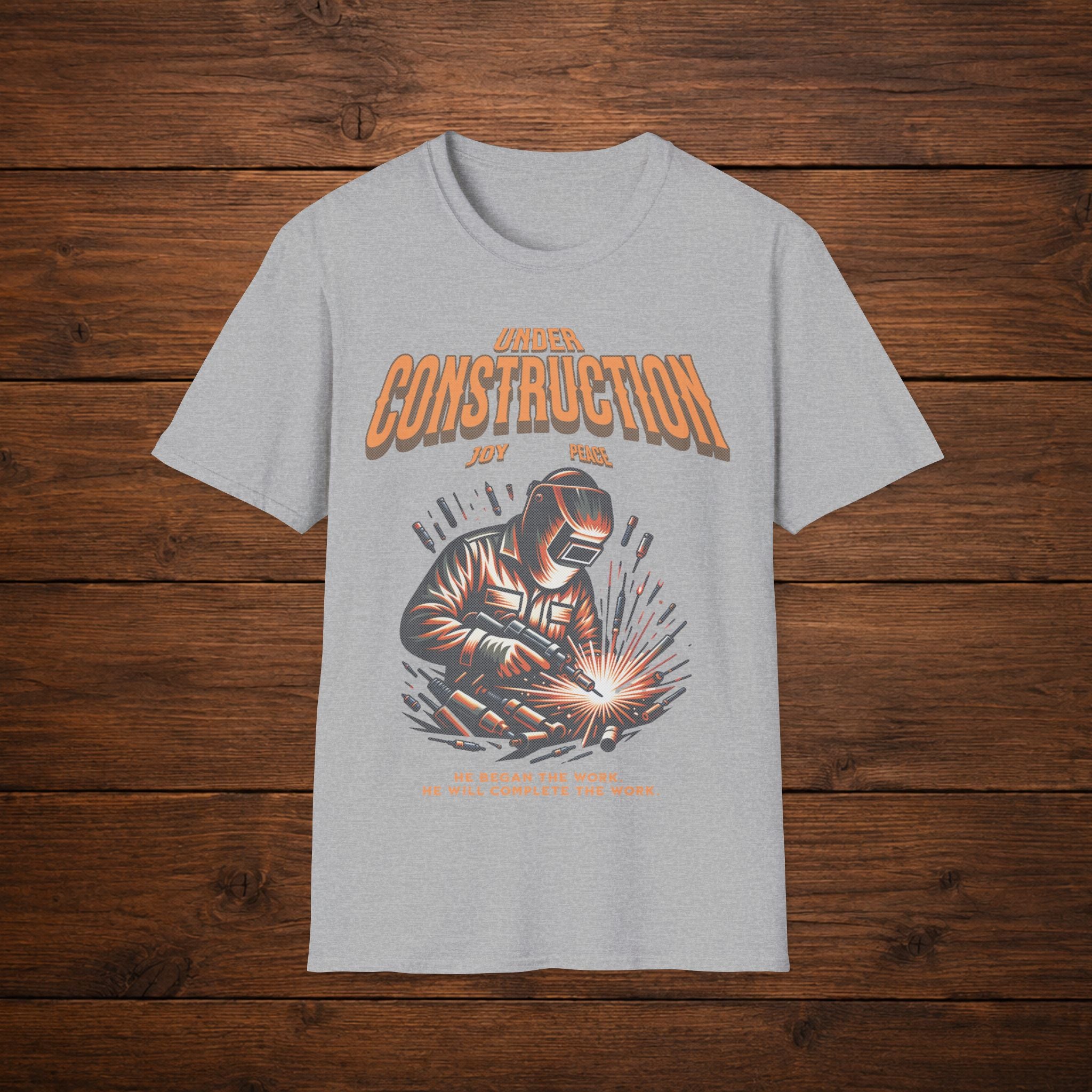 Under Construction T-Shirt — Christian Everyday Tee