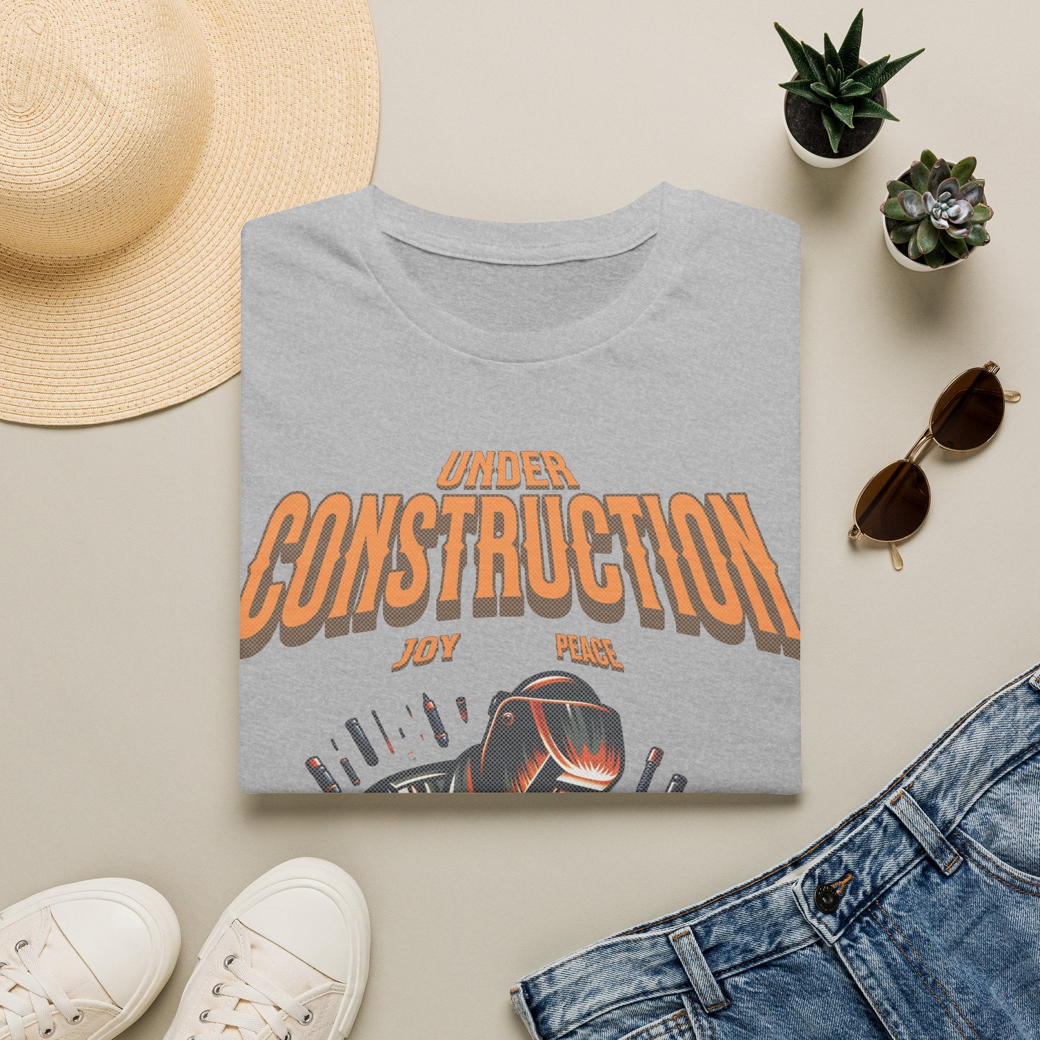 Under Construction T-Shirt — Christian Everyday Tee