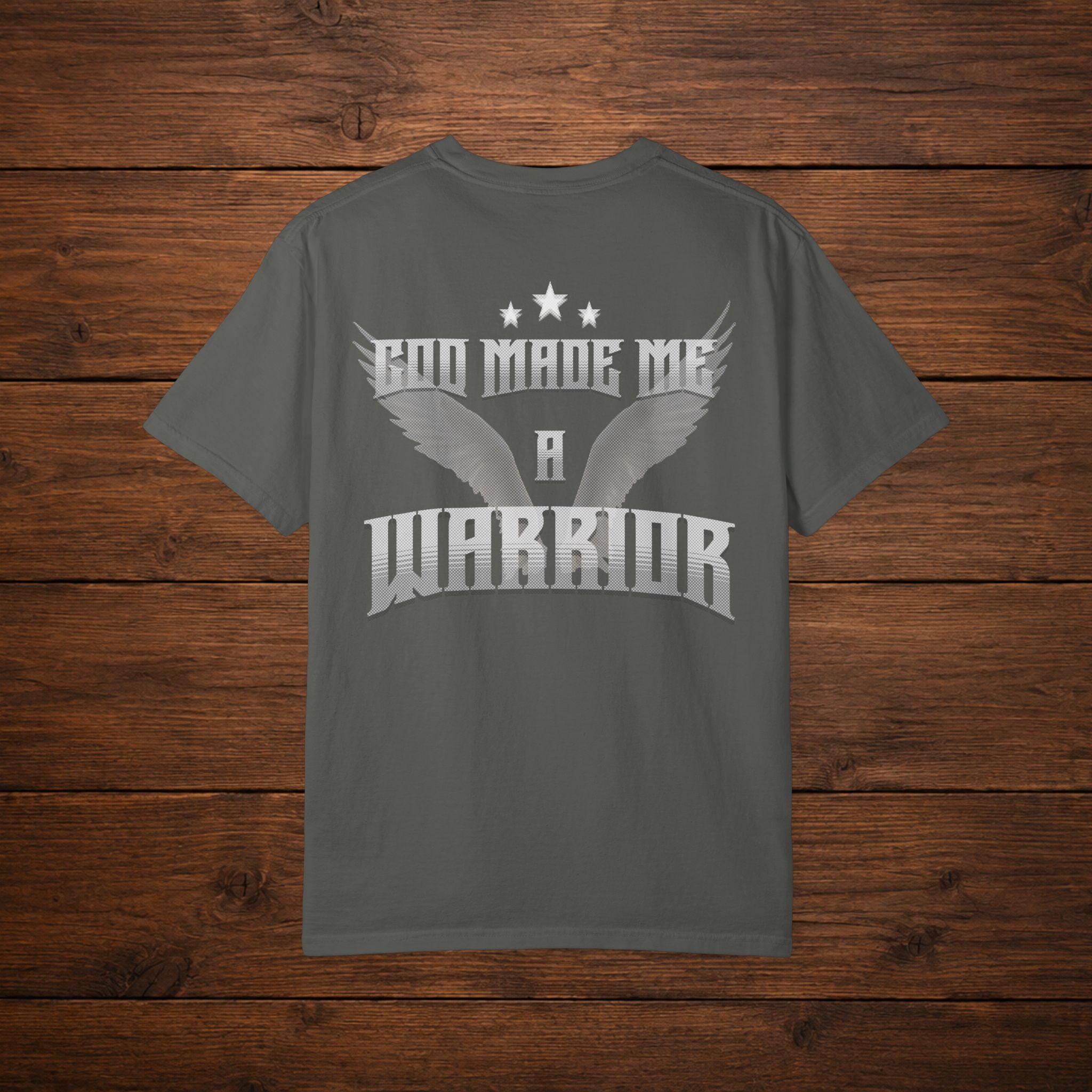 God Made Me A Warrior Relaxed T-Shirt — Gym & Everyday Tee