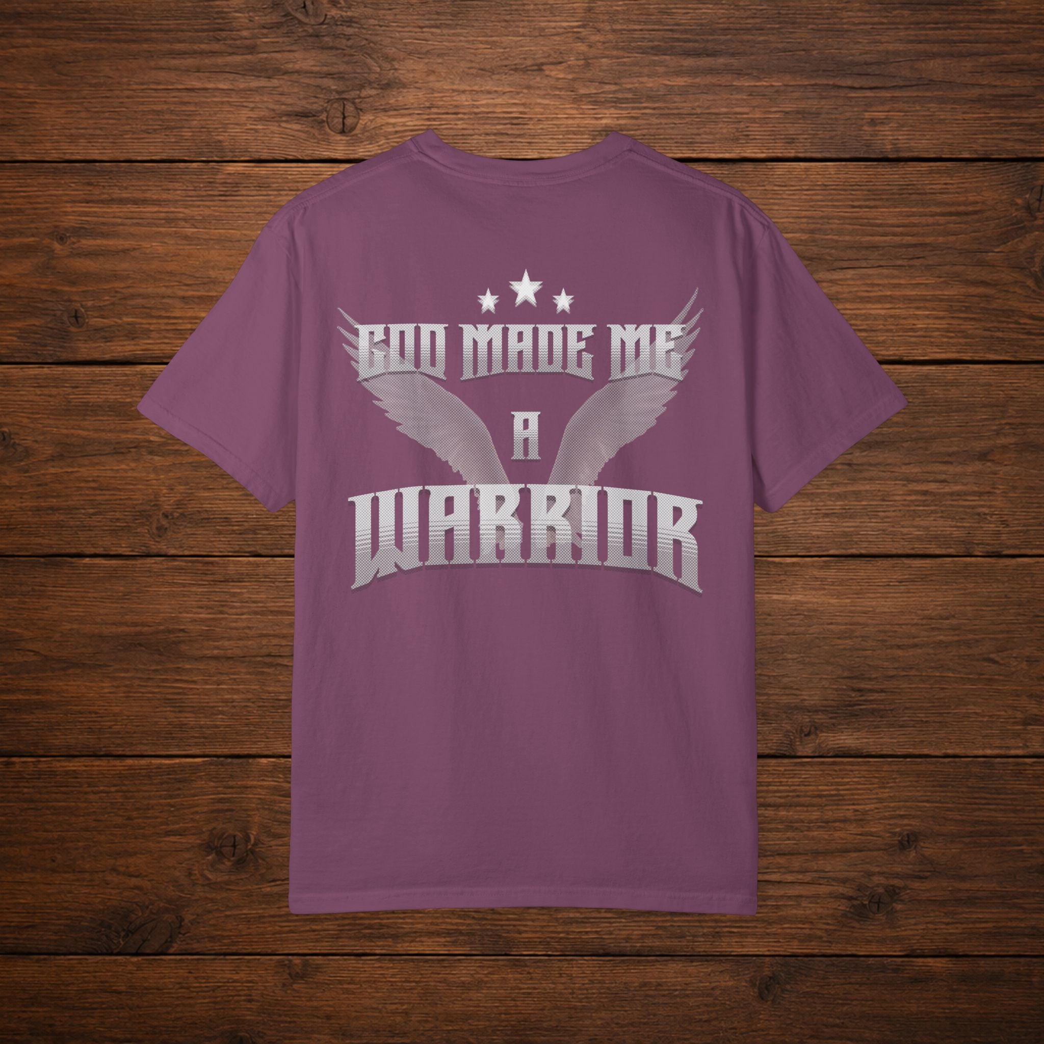 God Made Me A Warrior Relaxed T-Shirt — Gym & Everyday Tee
