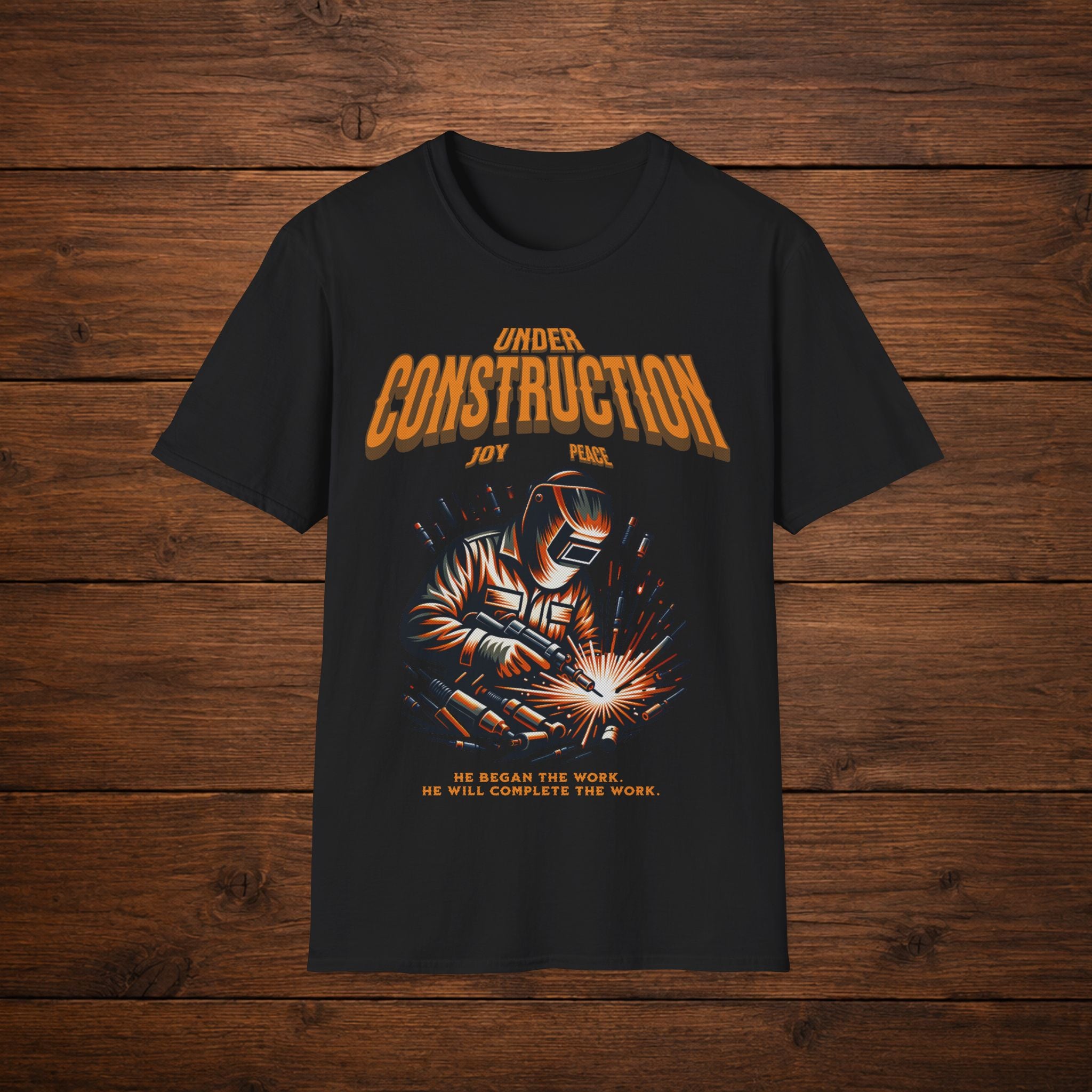 Under Construction T-Shirt — Christian Everyday Tee